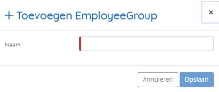 werknemersgroepen toevoegen in Consilio